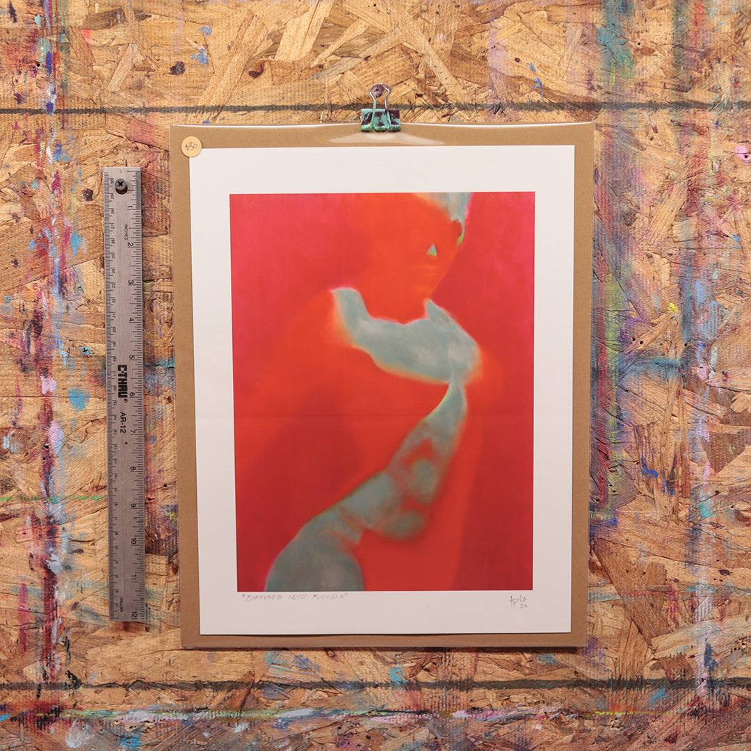 "Diffused Into Fuchsia"